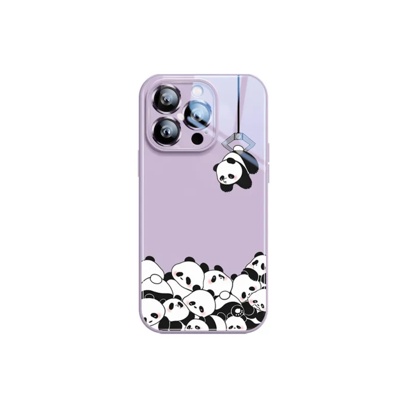 Sen Dog Glass Material Cute High End Niche Phone Cases Suitable For Apple 15Promax/Pro/Plus/14/13/12-6