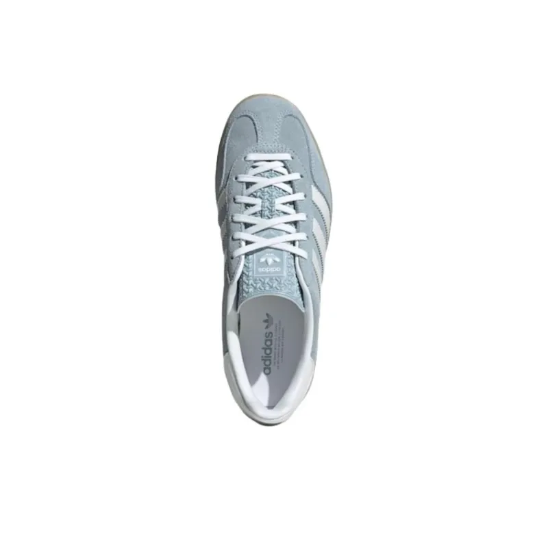 Adidas Originals GAZELLE INDOOR Abrasion Resistant Low Top Skateboard Shoes Women's Blue-4