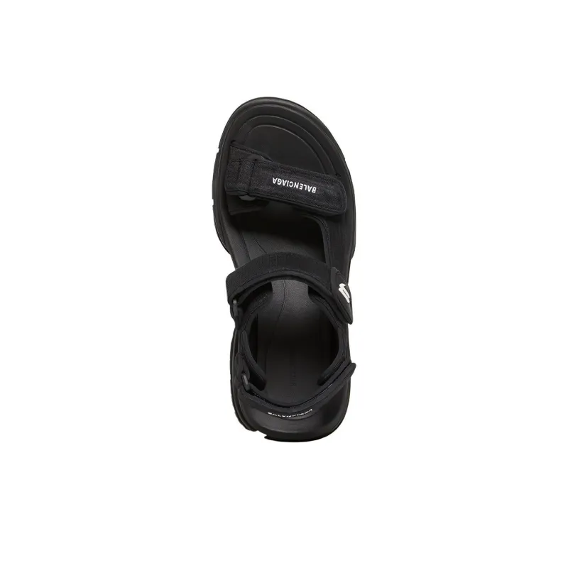 Balenciaga Tourist Sandal Black-3