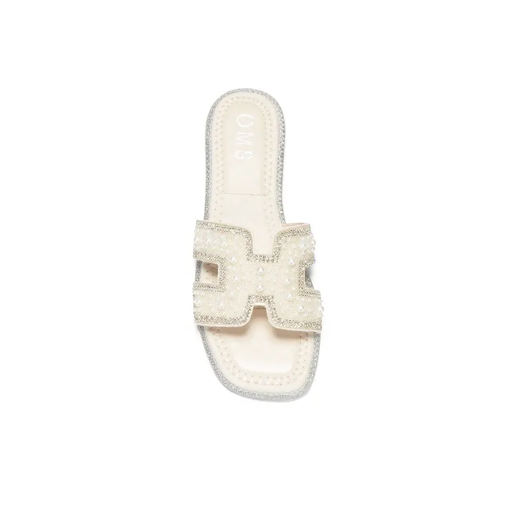 OMS Stylish Sandal Women's Beige-4