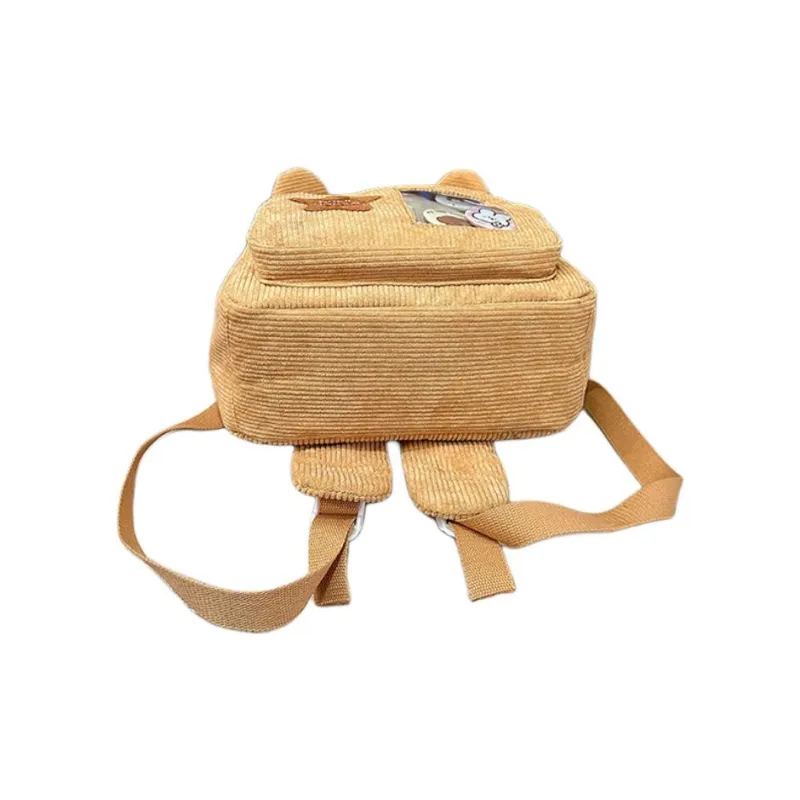 SUN EARTH &U Corduroy Backpack Unisex Multicolor-6