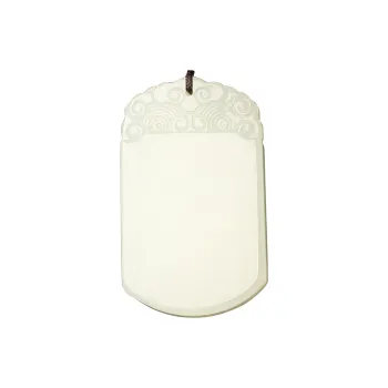 WANYUHUN Hetian Jade Pendants White Jade Unisex