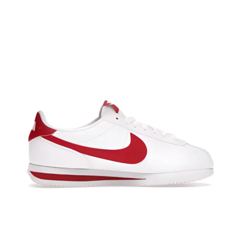 Nike Cortez Basic White Gym Red-1