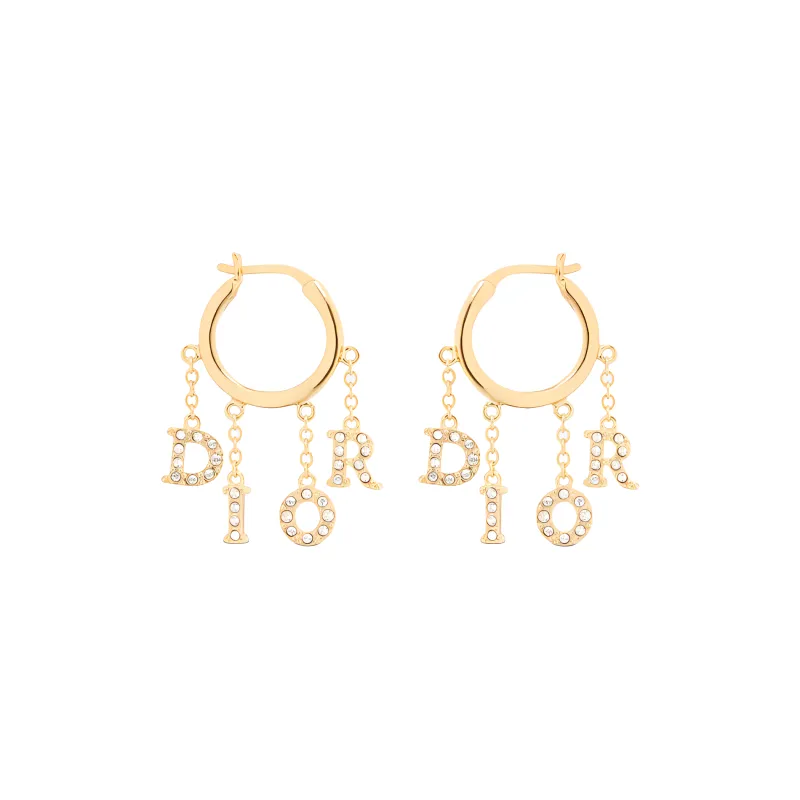 DIOR 10's Logo lettering Earrings-0