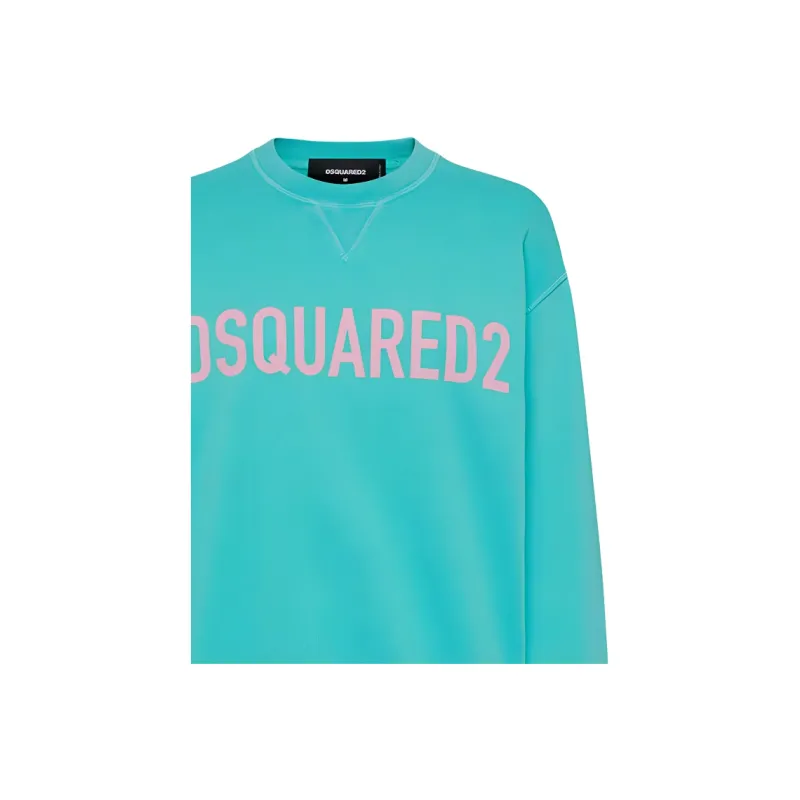 DSQUARED 2 Logo Printed Crewneck Sweatshirt-4