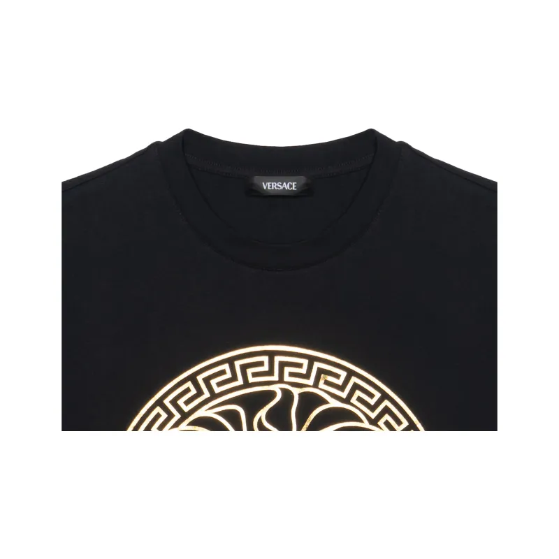 VERSACE T Shirts Men Black-4
