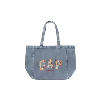 GAP Forbidden City Collaboration Cotton Tote Bag Shopping Bag Handbag Regular Men's Denim Blue