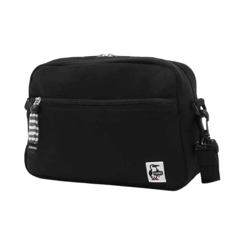 CHUMS Cotton Crossbody Bag, Shoulder Bag Trumpets Unisex Black-0