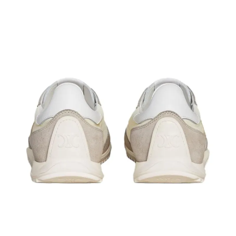 CELINE Racer Low Top Casual Shoes Women's Beige-3