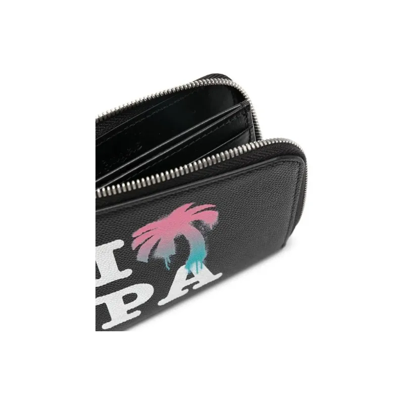PALM ANGELS I Love Pa Coin Purse Black/Multi-5