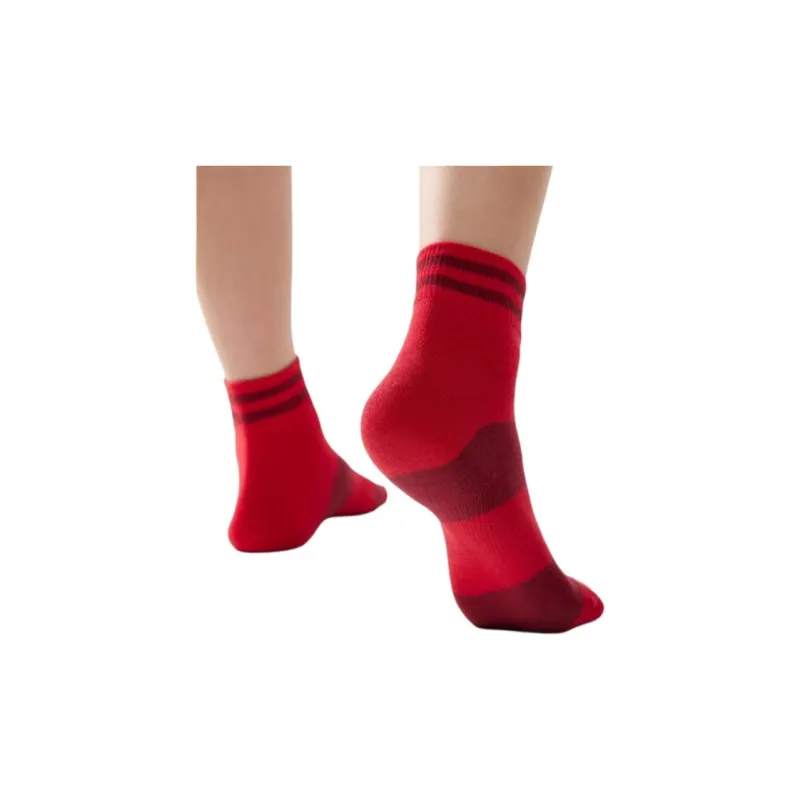 LiNing China Cultural Collection Sports Lifestyle Collection Ankle Socks Unisex 1 Pack Red Stripes-3