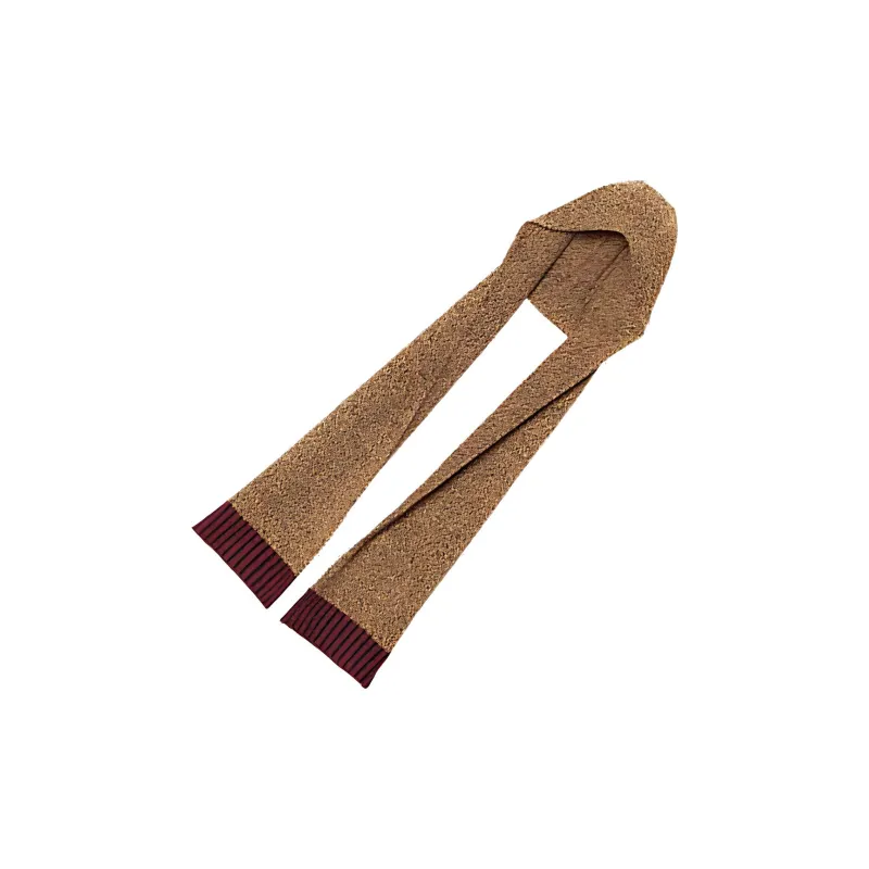 UNIQLO Knit Scarves Unisex Brown-2