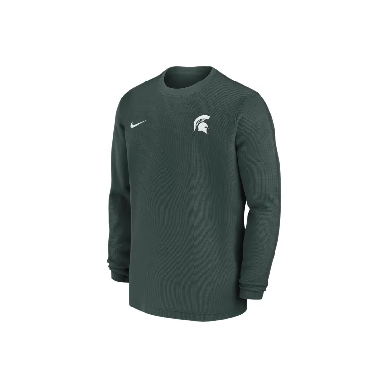Nike Michigan State Spartans Sideline Coach Men's Nike College Long-Sleeve Top-0