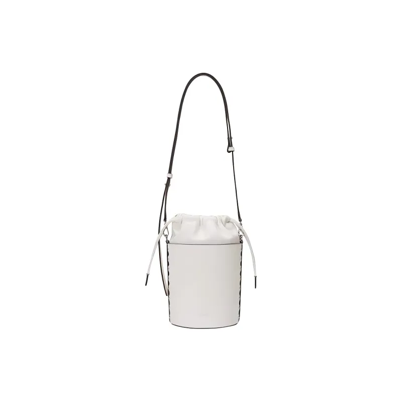 ORYANY Cow Leather Patchwork With Sheepskin Shoulder Bag Crossbody Bag Women's Cloud White-0