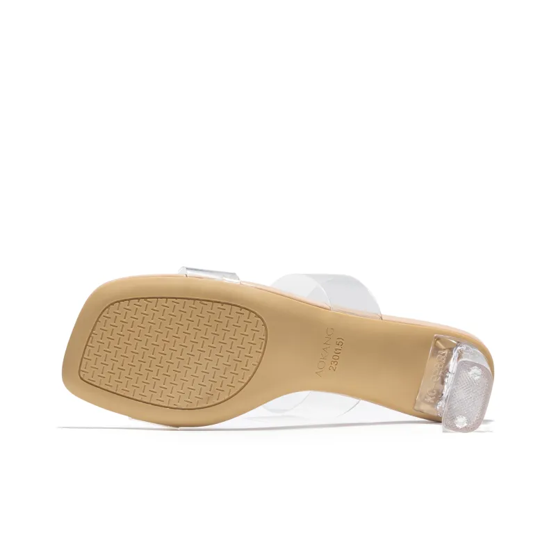 AOKANG Slide Slippers Women's Nude-4