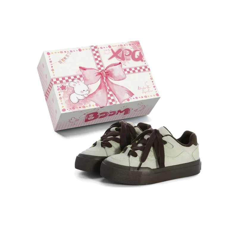 XPQ Coverage Warm Anti-Slip And Wear-Resistant Low-Top Skateboard Shoes Women's-24