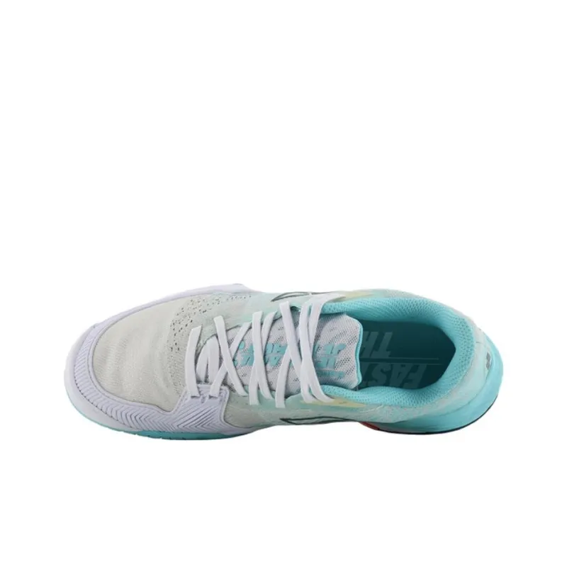 Babolat Jet Mach 3 Abrasion Resistant Breathable Low Top Tennis Shoes Women's Blue White-2