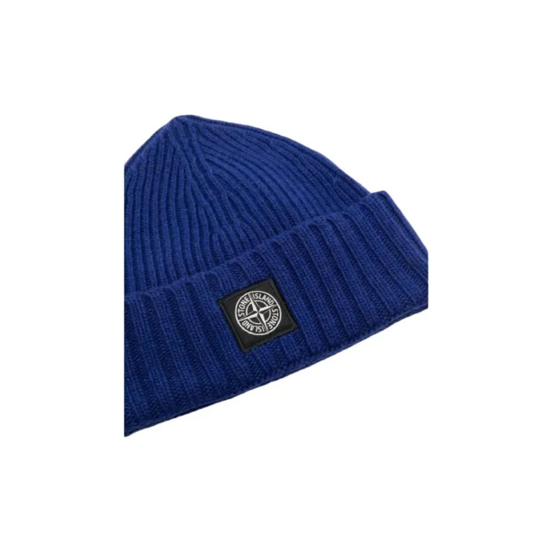 STONE ISLAND Compass Patch Knitted Beanie-2
