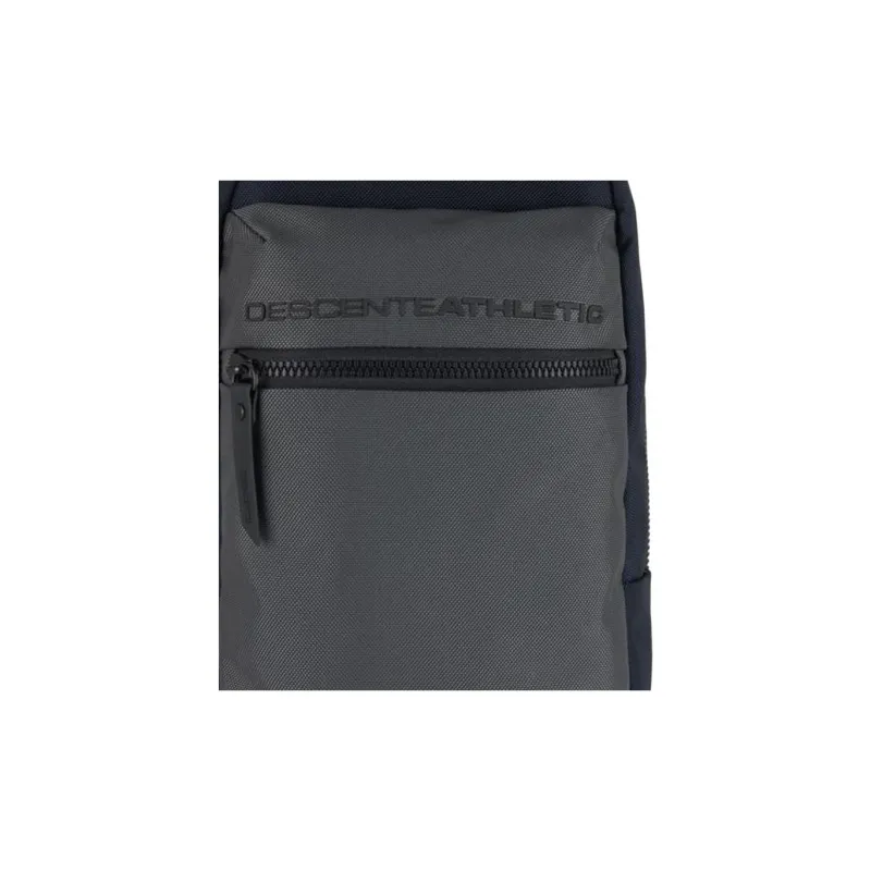 DESCENTE Shoulder Bag, Crossbody Bag, Sling Bag Textured Cotton Fabric Black/Gray Unisex-4