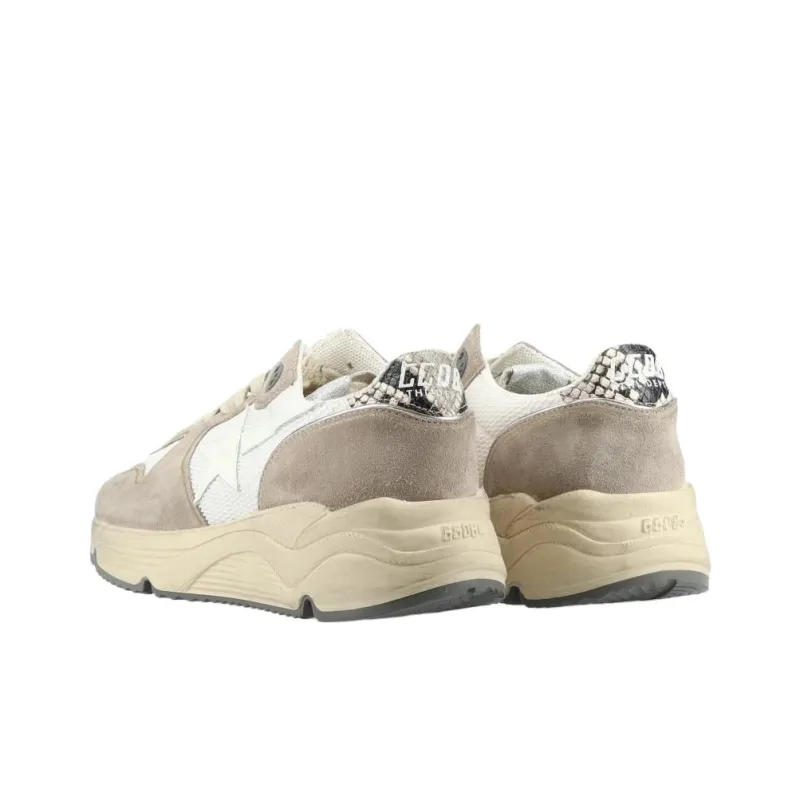Golden Goose Running Sole Low Top Casual Shoes Women's Beige-3