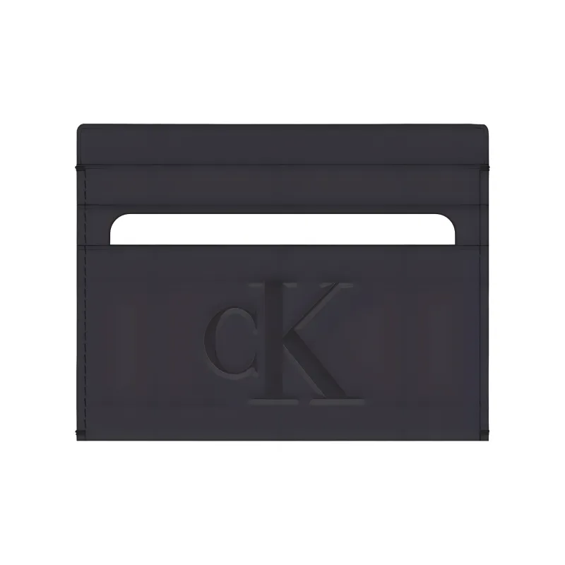 CALVIN KLEIN Polyurethane Card Holder Women's Black-0