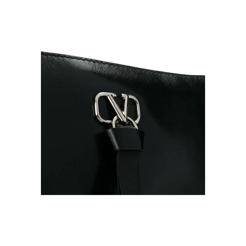 Valentino Calfskin Clutch Unisex Black-3