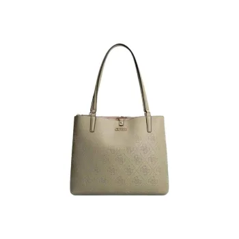 GUESS Polyurethane Handbag, Shoulder Bag Regular Women's Green