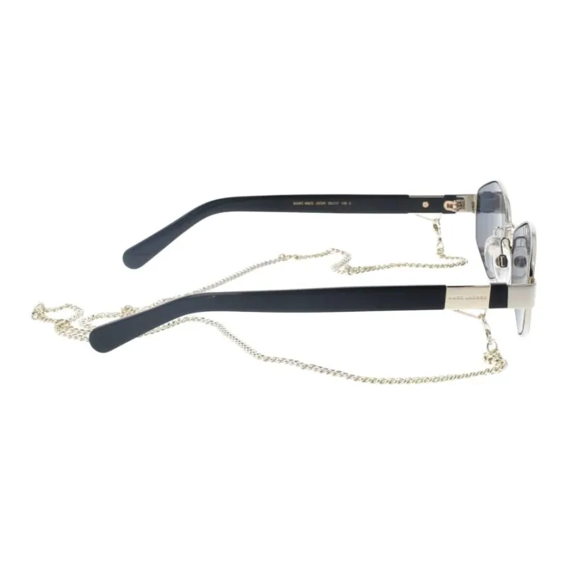 MARC JACOBS Metal Irregular Shape Sunglasses Women's Gold-3