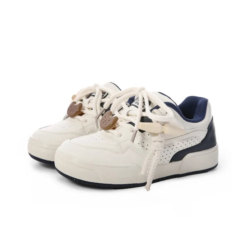 Cob Wear-resistant And Lightweight Low-Top Skateboard Shoes Women's Yellow-14