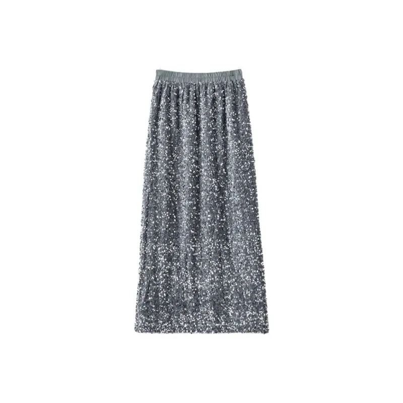 Late White Skirt Women's Dark Blue-6