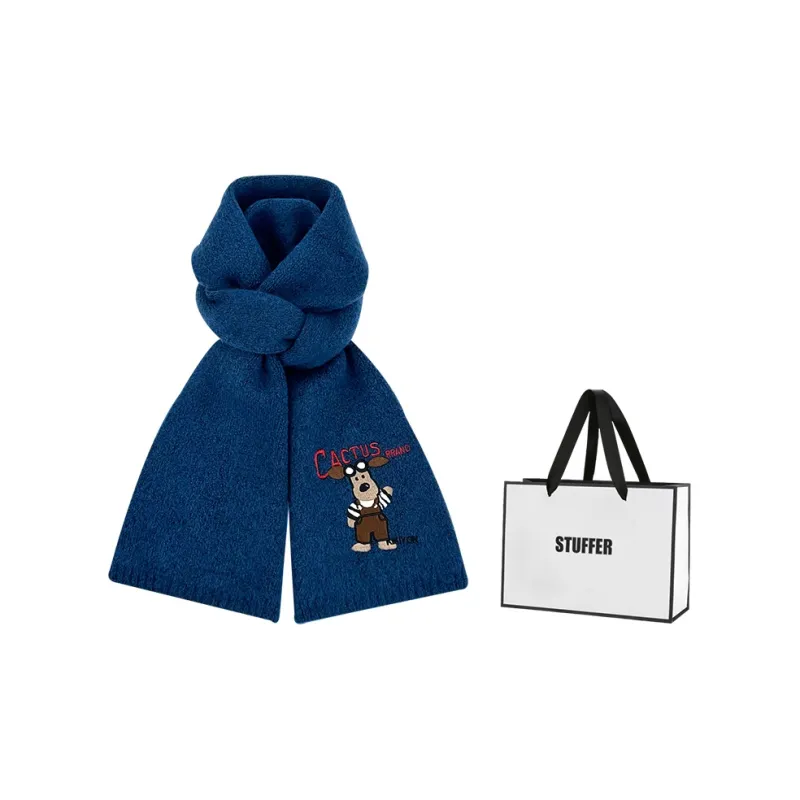 STUFFER Contains Wool Knit Scarves Unisex-15