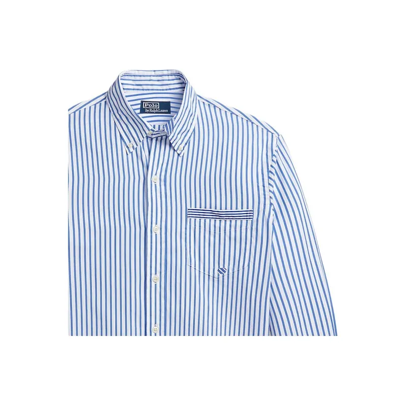 Polo Ralph Lauren Patchwork Striped Cotton Shirt-5