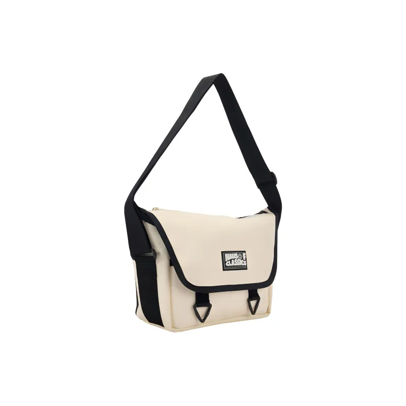 PUMA Artificial Leather Laminated Fabric Messenger Bag Shoulder Bag Unisex Almond Candy Color-1