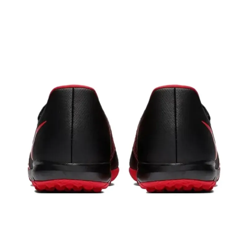 Nike Phantom Venom TF Turf Abrasion Resistant Soccer Shoes Unisex Black Red-3