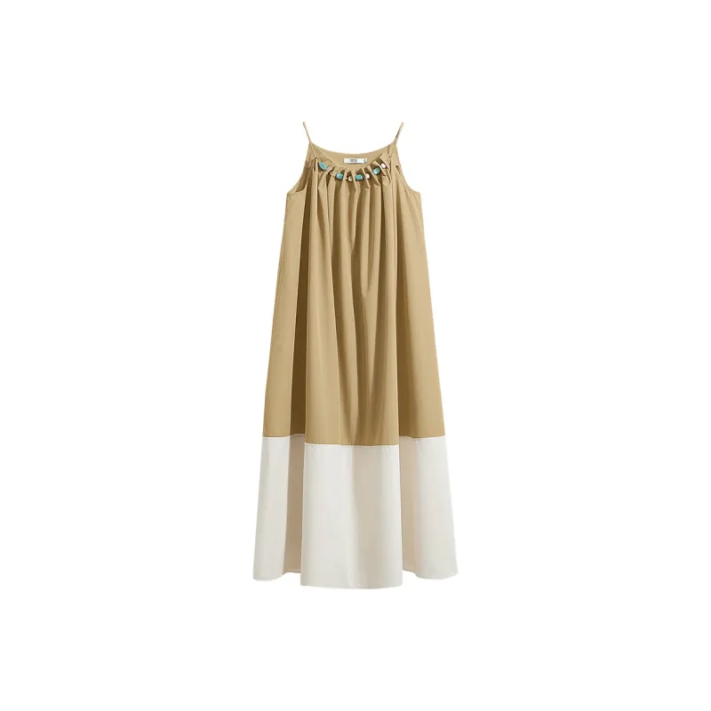 TOUCH Sleeveless Dress Women's Khaki-0