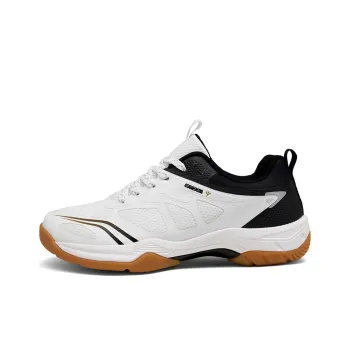 OUWENHEIMANBA Slip Resistant, Abrasion Resistant, Breathable Low Top Badminton Shoes Men's