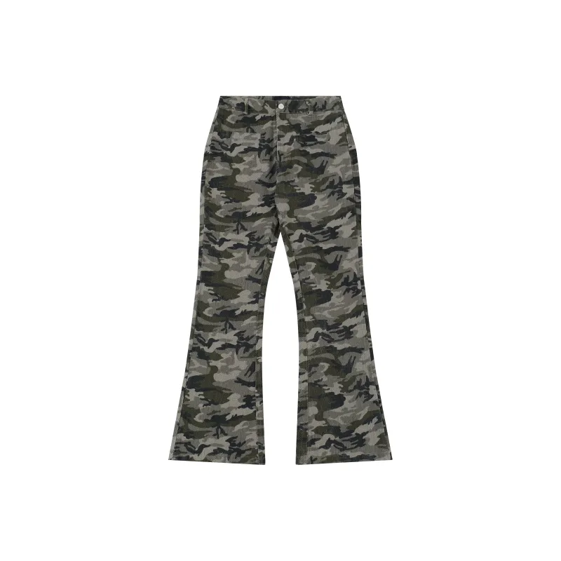 GBXM Cargo Pants Unisex Green Camouflage-0