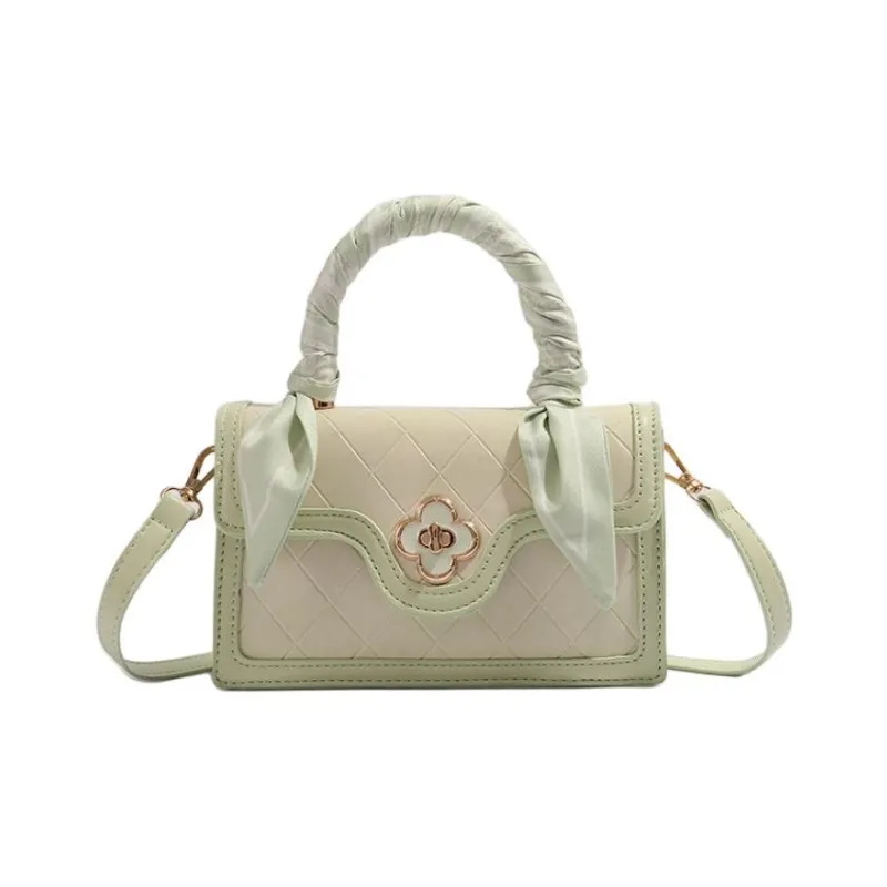 NX DOUGHNUT PU Casual Versatile Handbag Crossbody Bag Regular Women's Green-1