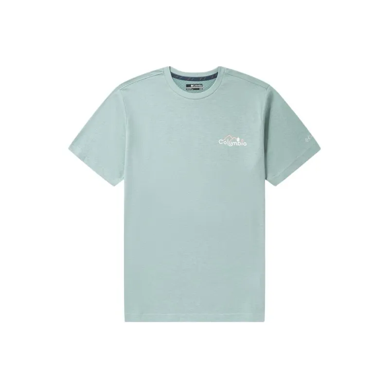 Columbia T Shirts Men Green-0