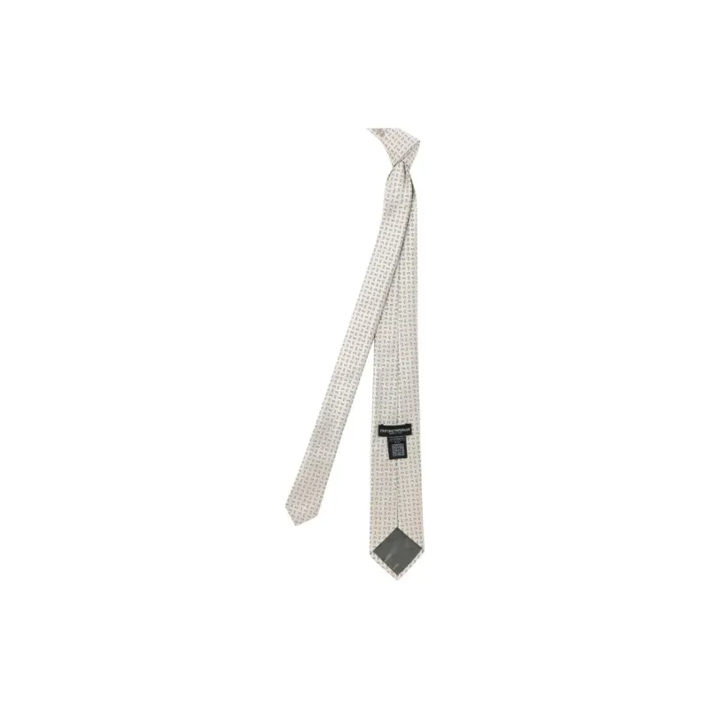 EMPORIO ARMANI Silk Ties Men's Beige-2