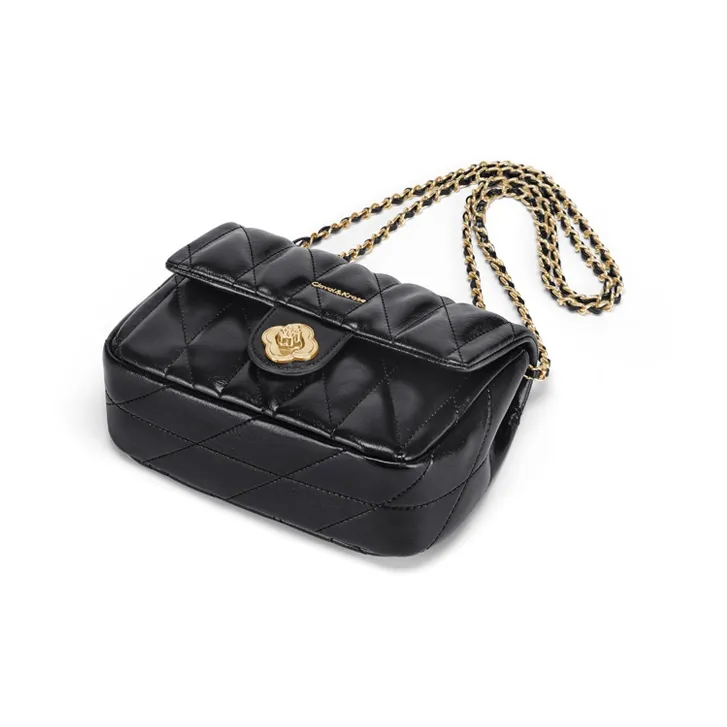 CinvaiKrose Cow Leather With Synthetic Leather Shoulder Bag, Crossbody Bag Small Size Women's Multicolor-9