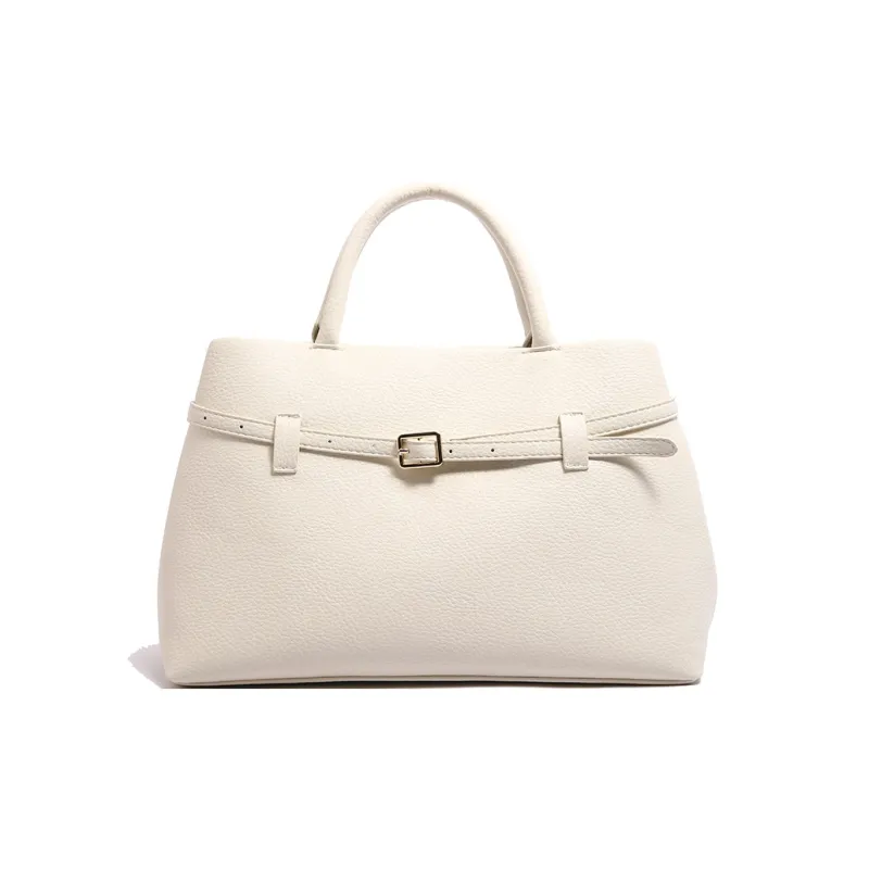 Yalu PU Handbag Regular Women's White/Black/Burgundy/Khaki-1