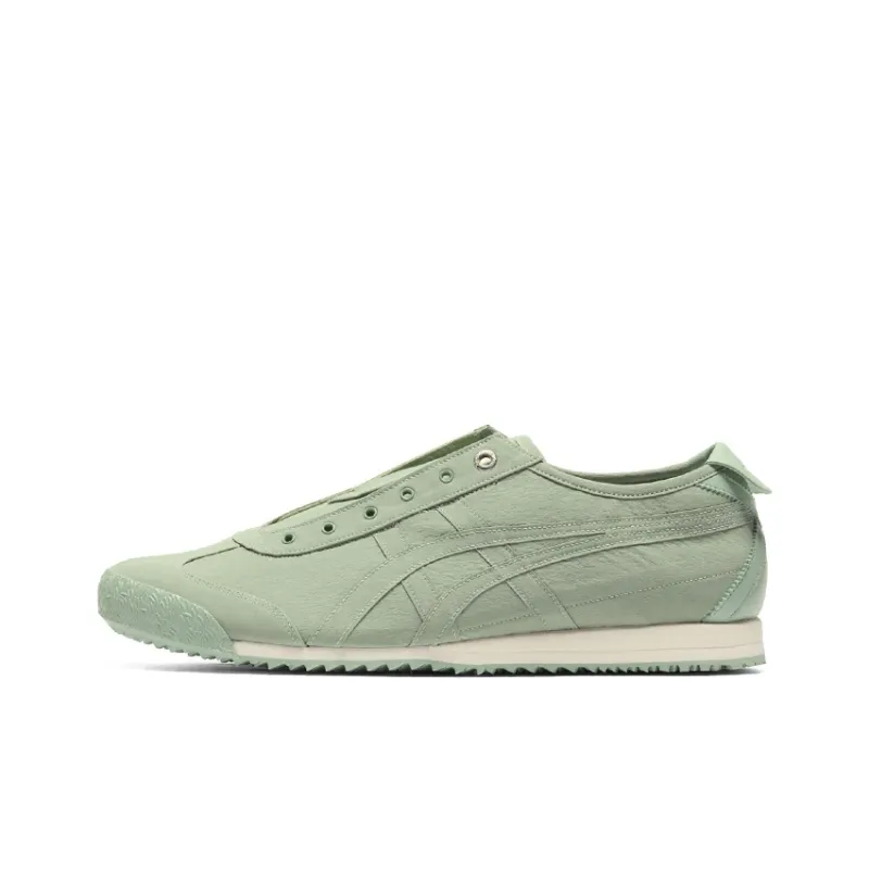 Onitsuka Tiger MEXICO 66 SLIP ON Low Top Casual Shoes Unisex Green-0