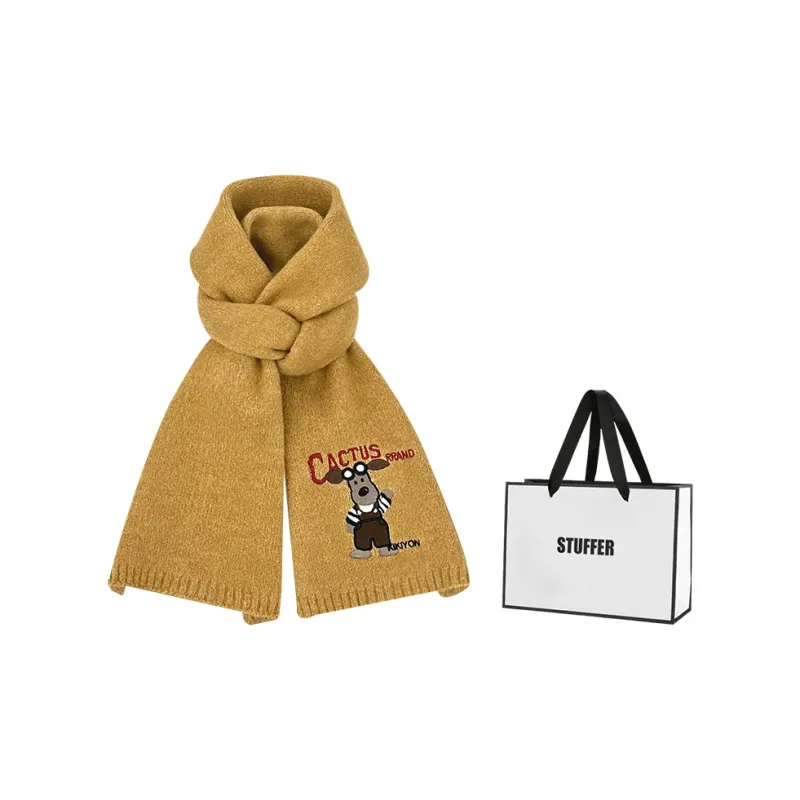 STUFFER Contains Wool Knit Scarves Unisex-18