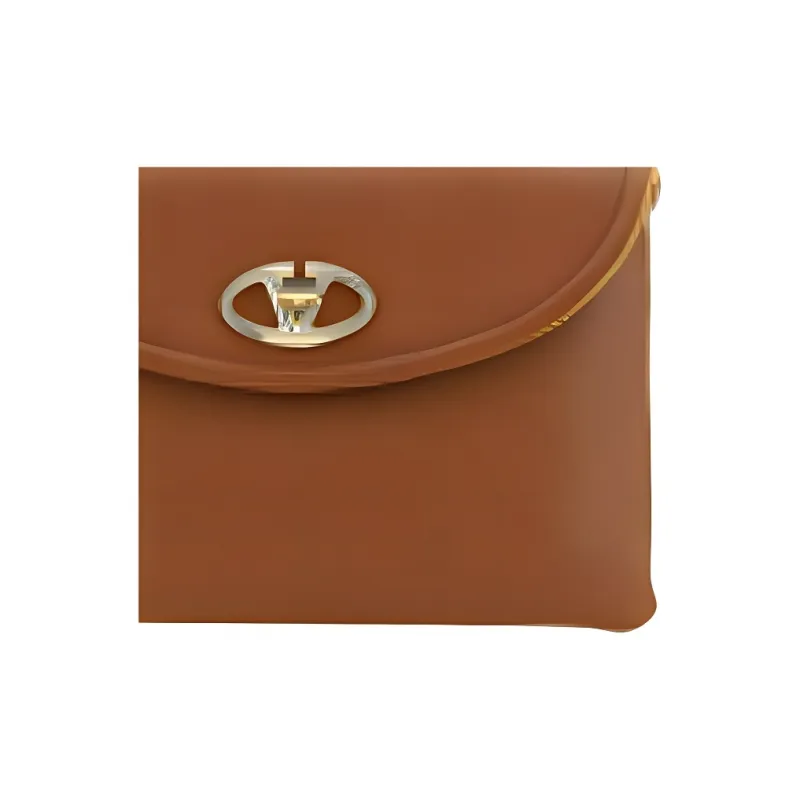 Valentino Calfskin Clutch Women's Almond Beige-3