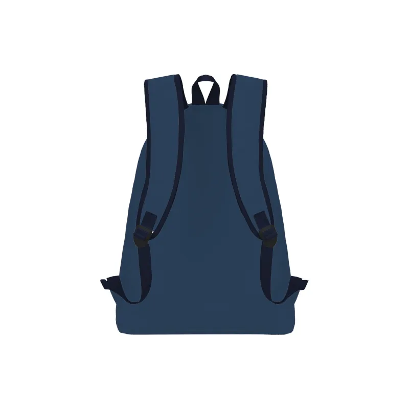 HINY Polyester Backpack Unisex White-39