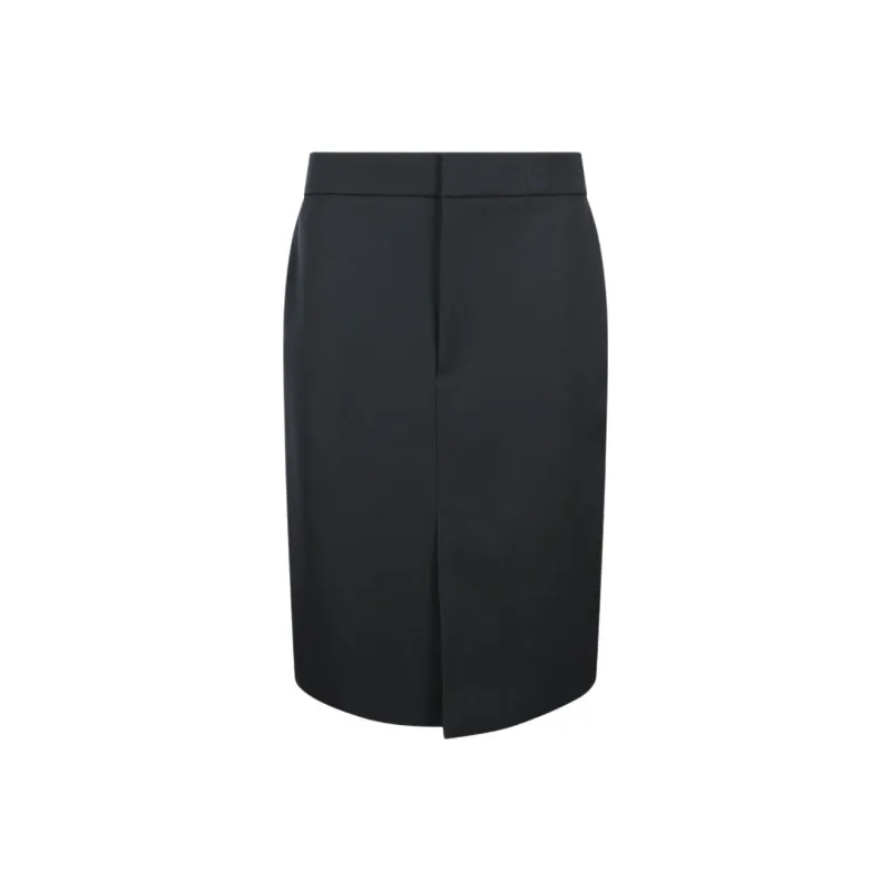Bottega Veneta FW25 Casual Long Skirt Women's Black-0