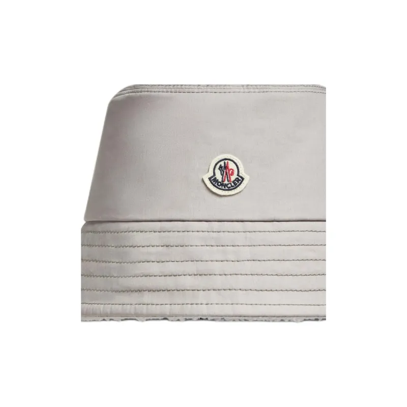 Moncler Cotton Bucket Hats Women's Gray-2