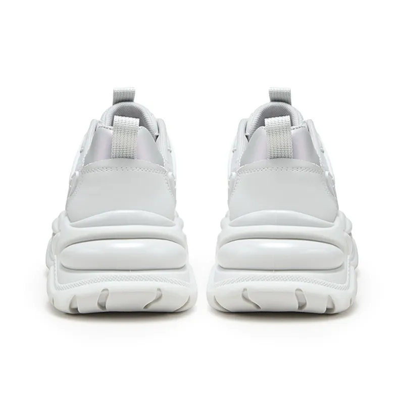 C°BANNER Height Increasing Wear-Resistant Breathable Slip-Resistant Low-Top Chunky Sneakers Women's-8