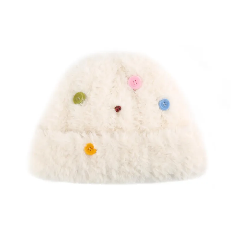 Alexia Sandra Polyester Beanies Women's White-1